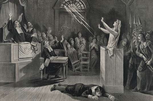 cause of salem witch trials