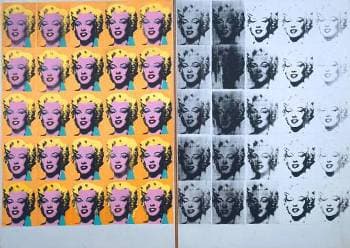 The Marilyn Diptych by Andy Warhol