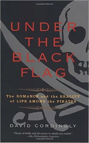 Book cover for Under the Black Flag by David Cordingly