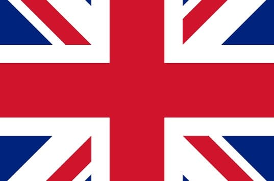 The flag of the United Kingdom. Slightly cropped.
