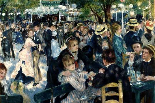 <i>Dance at Le Moulin de la Galette</i> by Edward Renoir