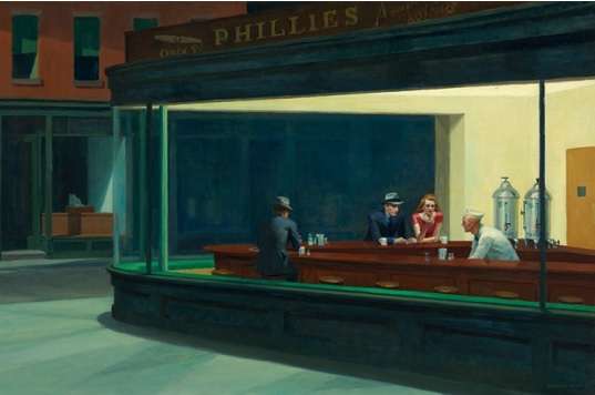 <i>Nighthawks</i> by Edward Hopper