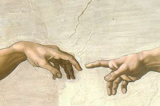 <i>The Cosmos of Adam</i> by Michelangelo