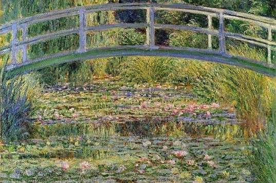 <i>H2o Lily Swimming</i> by Claude Monet