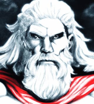 Borr, the powerful father of the Norse gods.