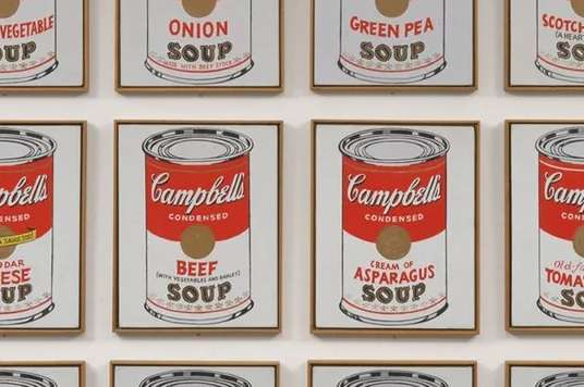 <i>Campbell's Soup Cans</i> by Andy Warhol