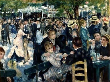 <i>Dance at Le Moulin de la Galette</i> by Pierre-Auguste Renoir