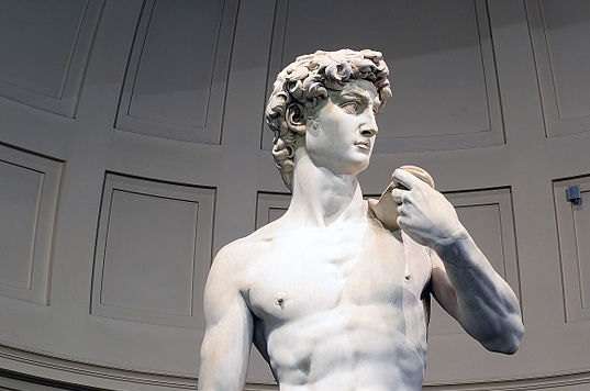 <i>David</i> by Michelangelo Buonarroti
