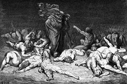 A guide to the Nine Circles of Hell according to Dante's Inferno. From the  sins that will land you a place in each circle (including astrology and -  Thread from The Cultural