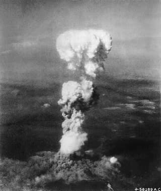 Little Boy atomic bomb mushroom cloud