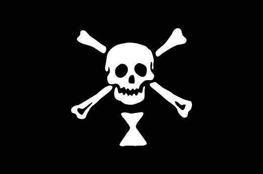 Pirates lower the 'Jolly Roger