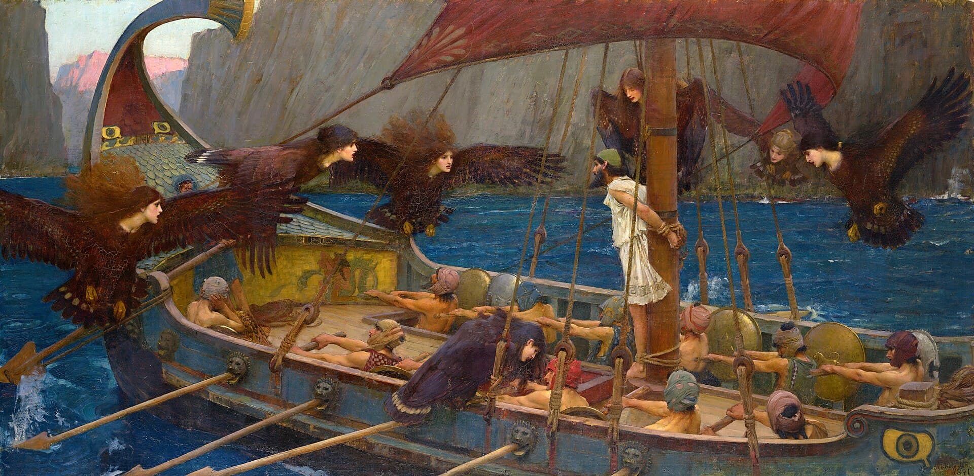 Ulysses and the Sirens by John William Waterhouse, 1891