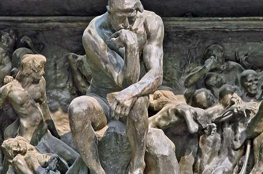 <i>The Thinker</i> by Auguste Rodin