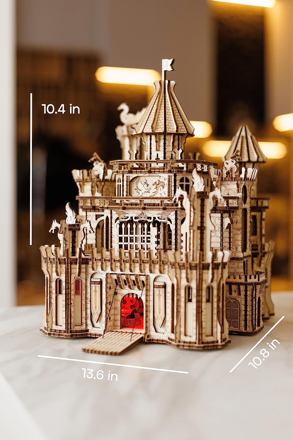 Wooden Castle 3D Puzzle